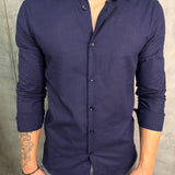 Camisa M/L Flame Ponto H Marinho