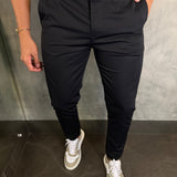 Calça Alf. Mônaco Ajuste Catraca Ponto H Preto