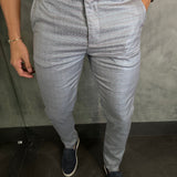 Calça Alf. Ponto H Xadrez Azul Cl