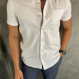Camisa M/C Oxford Simples Reserva Branco