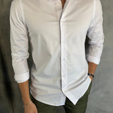 Camisa M/L Tricoline Básica Simples Reserva Branco