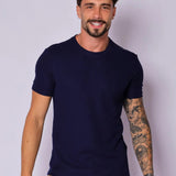 Camiseta Masculina Tricot Azul Marinho
