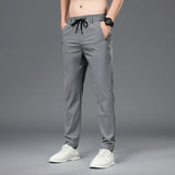 Fly Confort Calça Masculina Em Seda Gelo E Poliéster