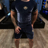 Conjunto Veludo Molhado Blue