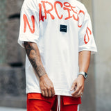 Conjunto Oversized Grafite Vermelho