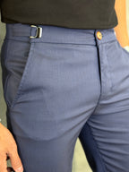 Calça Alf. Príncipe De Gales Ponto H Marinho