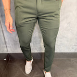 Calça Alf. Verona Ajuste Lateral Ponto H Verde Militar