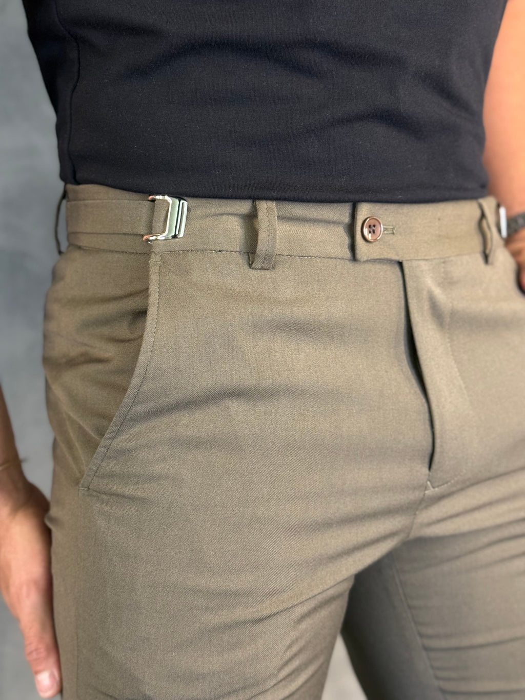 Calça Alf. Artemis Ponto H Verde Musgo