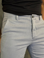 Calça Alf Sarja Comfort Skinny Ponto H Nimbus