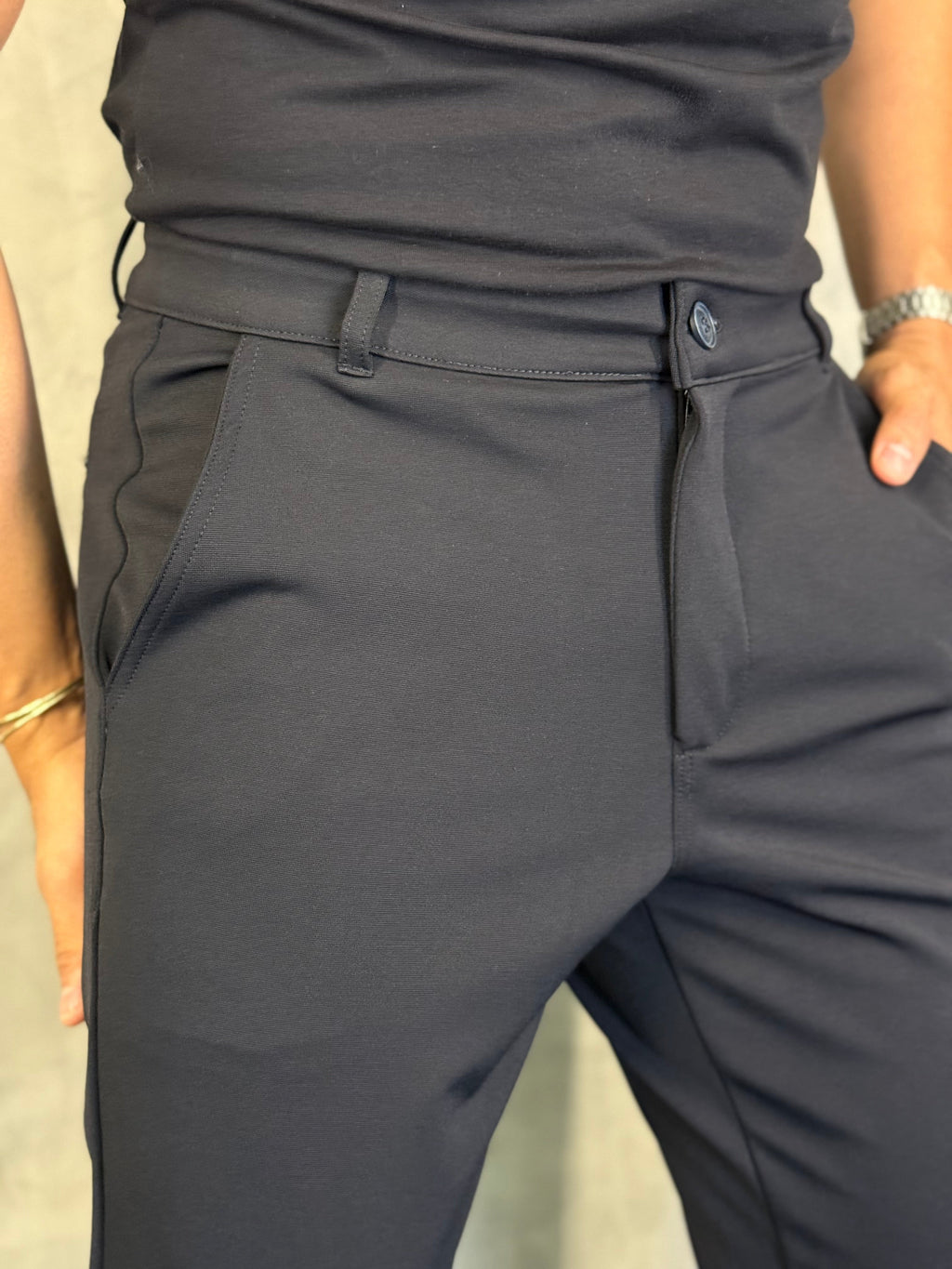 Calça Malha Roma Dlz Preto