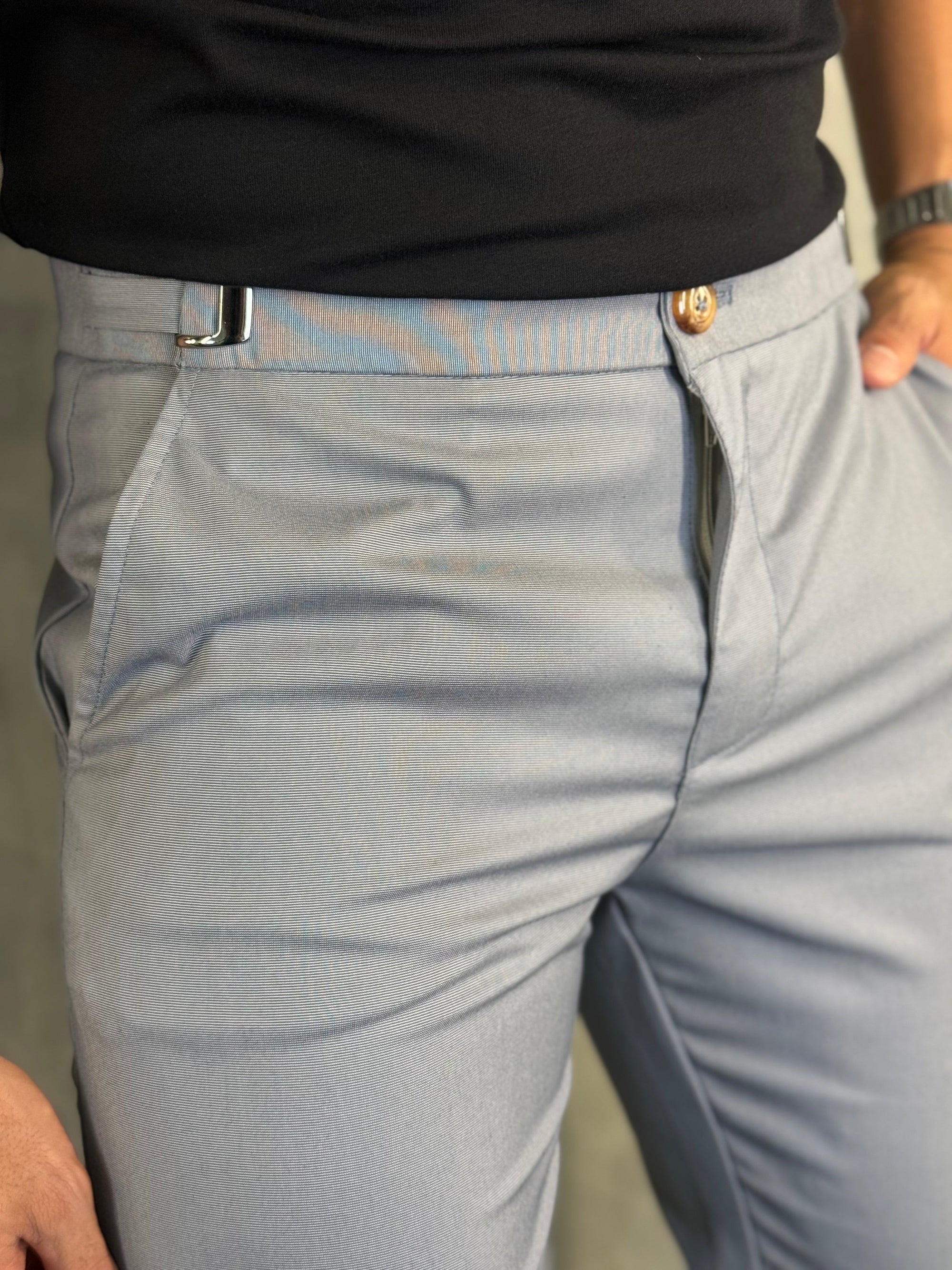 Calça Alf. Dubai Ponto H Cinza