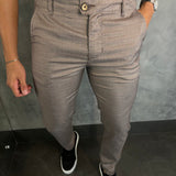 Calça Alf. Ponto H Xadrez Calcário