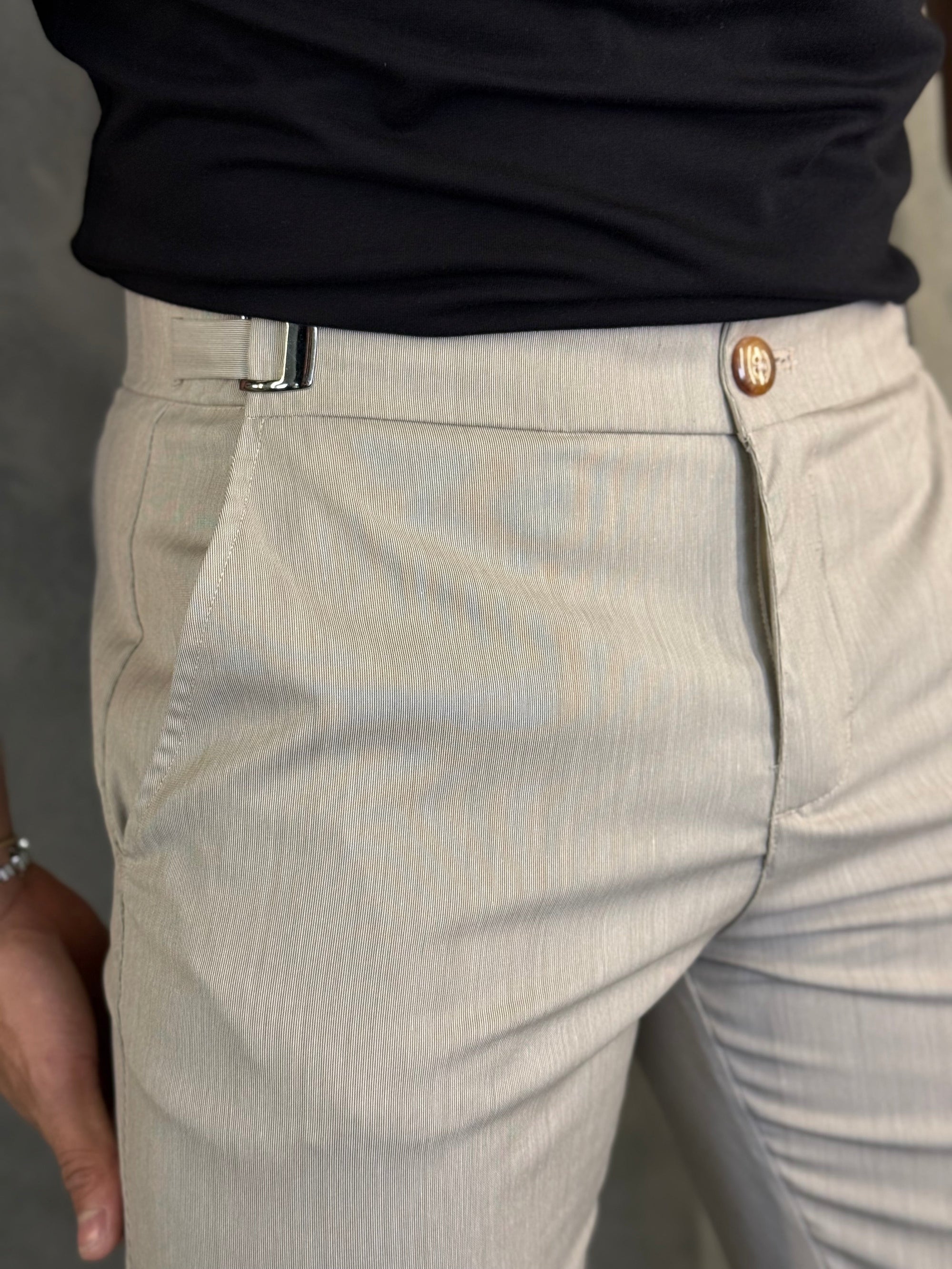 Calça Alfaiataria Dubai Areia