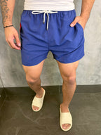 Short Praia Liso Premium Rsv Azul Klein