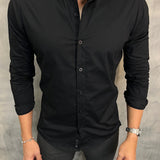 Camisa M/L Gola Padre Calling Preta