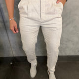 Calça Alf. Gurkha Puro Linho Ponto H Natural