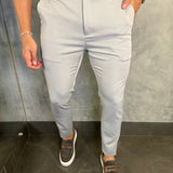 Calça Alf. Viena Ajuste Catraca Ponto H Cinza