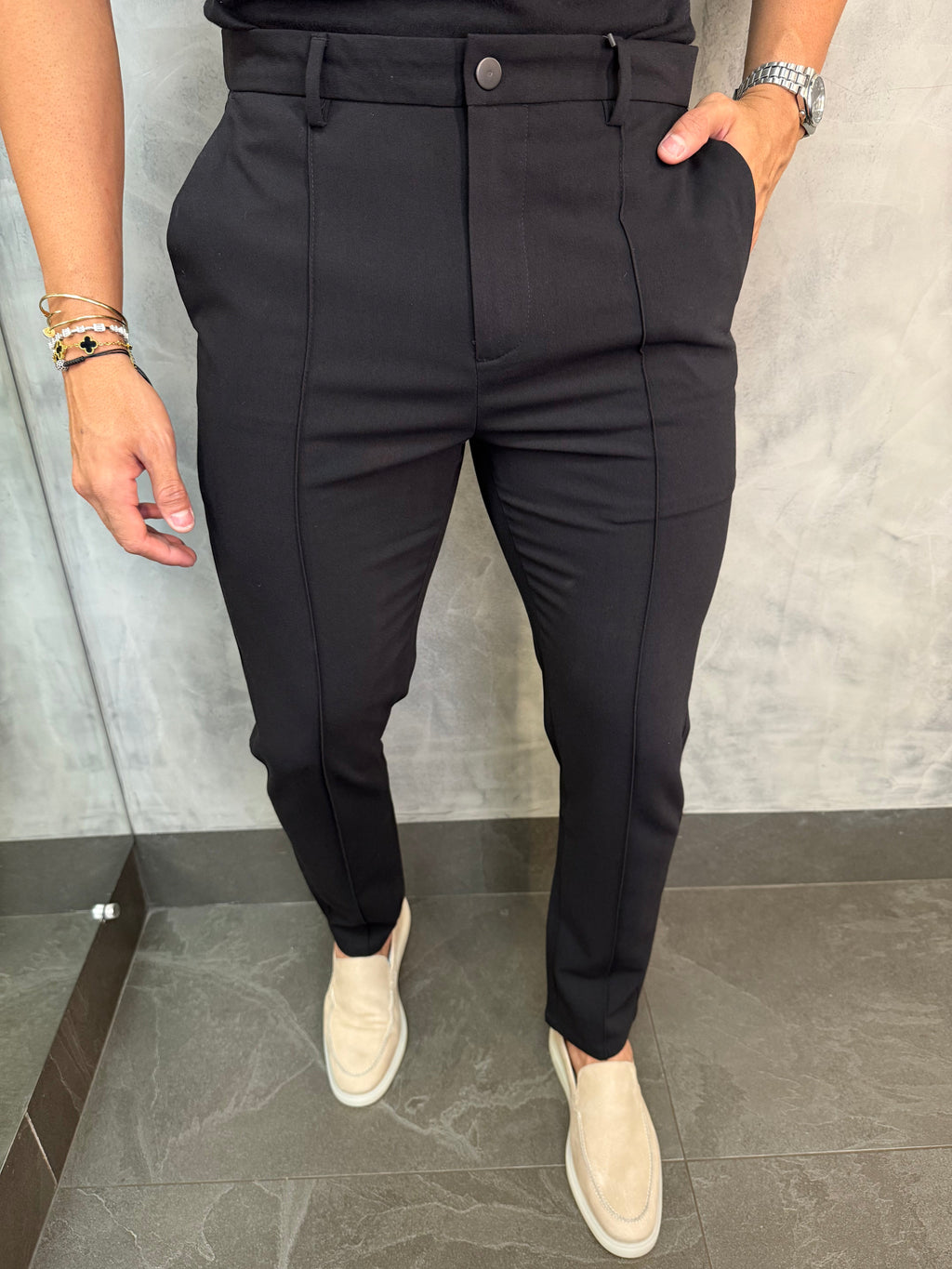 Calca Alf. Munique Ponto H Preto