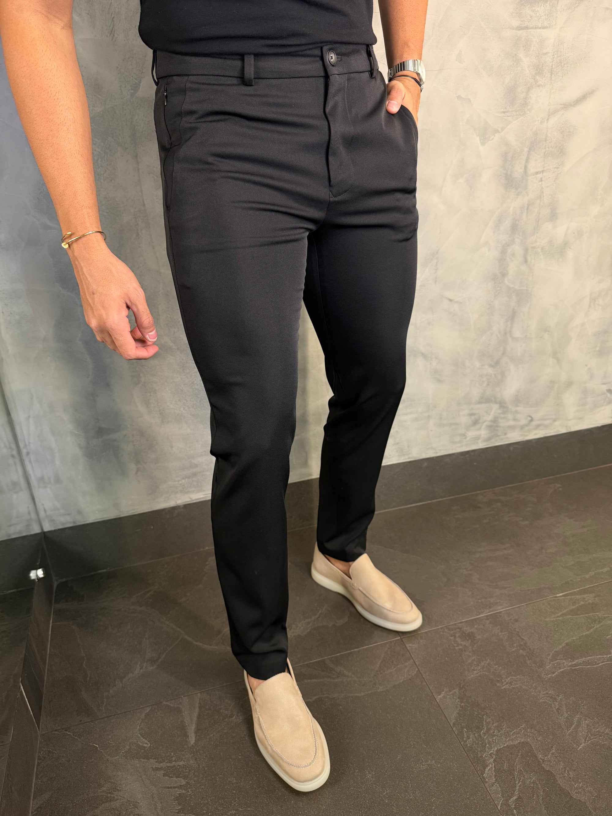 Calça Alf. Bolso Ziper Ponto H