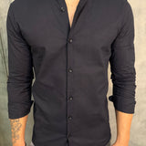 Camisa M/L Flame Ponto H Preto