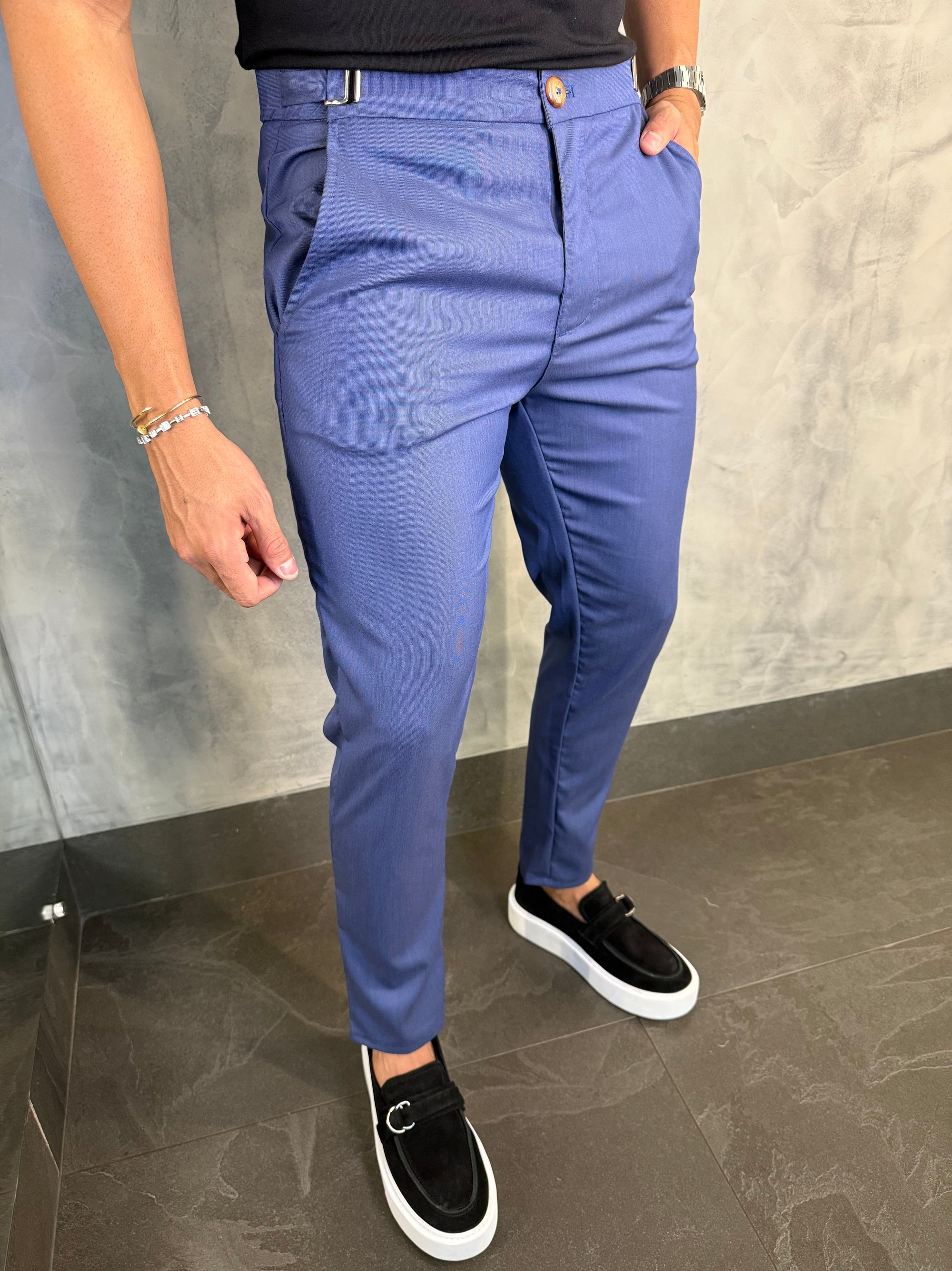 Calça Alf. Dubai Ponto H Azul