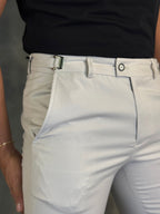 Calça Alf. Artemis Ponto H Cinza Nuvem