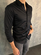 Camisa M/L Acetinada Ponto H