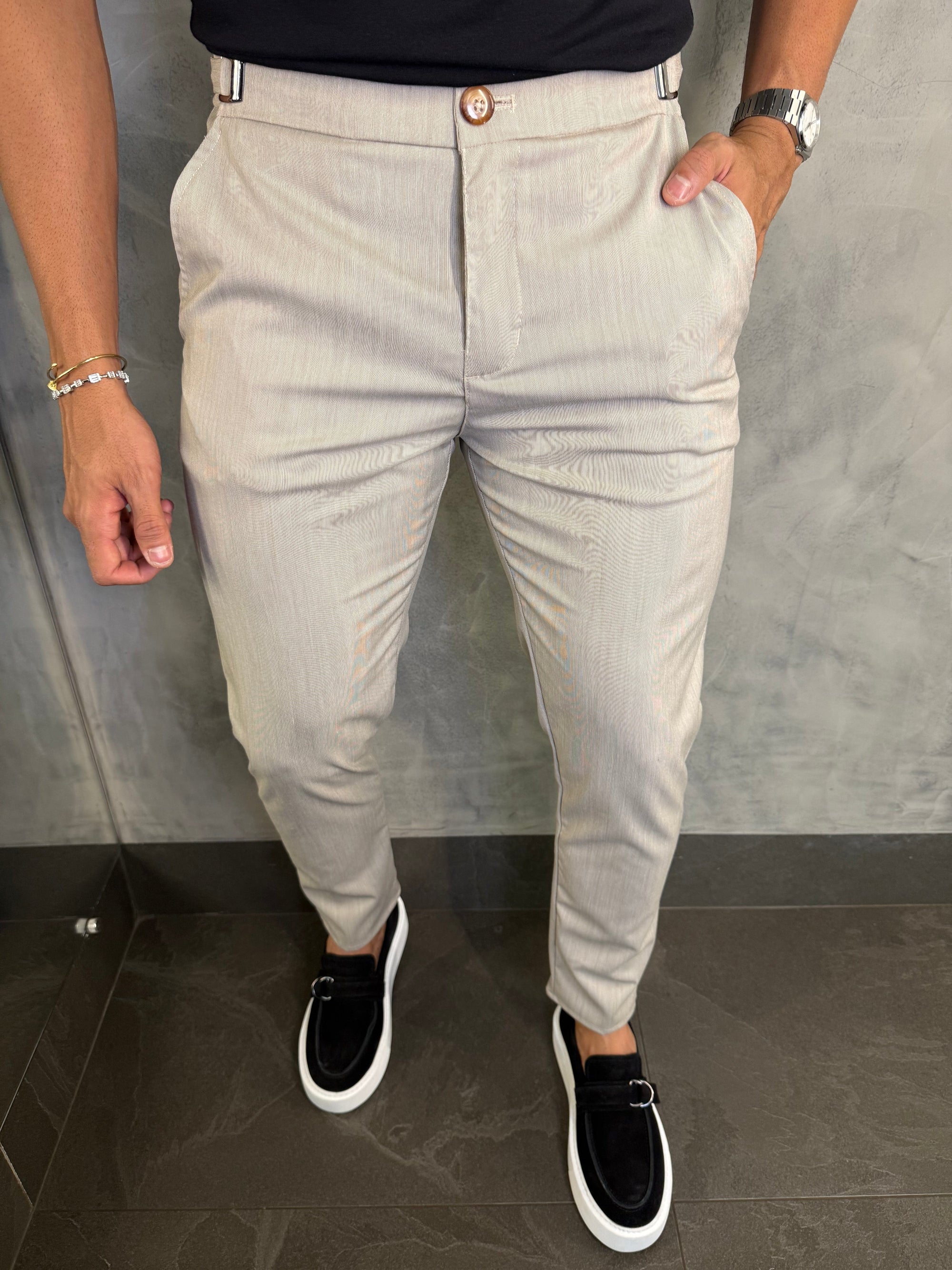 Calça Alfaiataria Dubai Areia