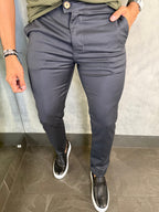 Calça Alf. Veneza Ponto H Grafite