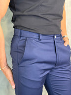 Calça Alf. Slim C/ Elástico Cós Ponto H