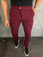 Calça Alf. Com Regulador Linhão Ponto H Marsala