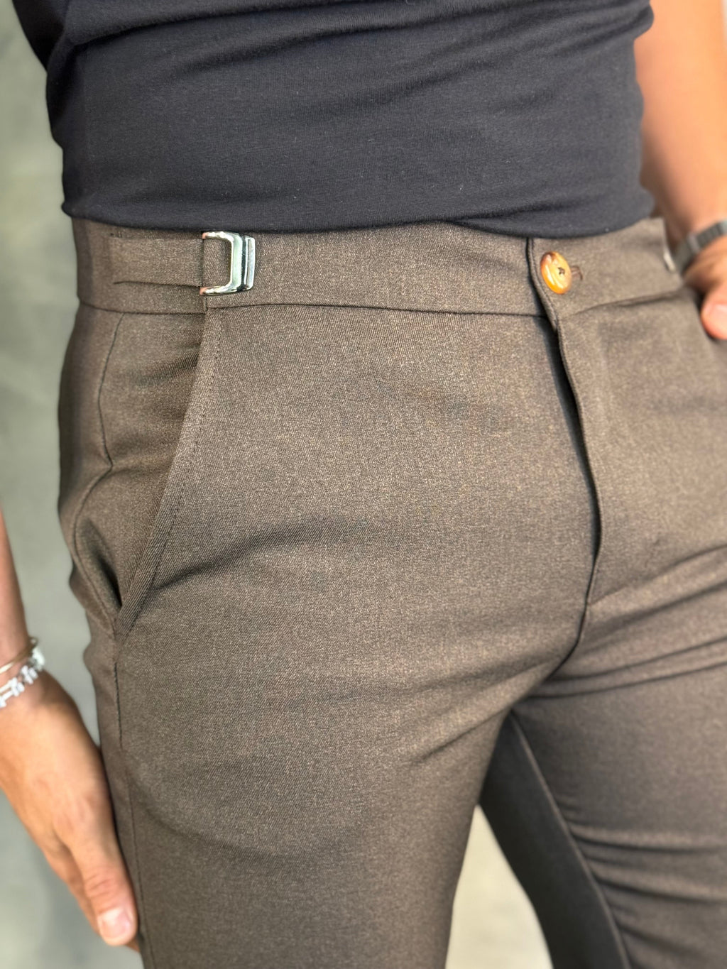 Calça Alf. Bariloche Ponto H Marrom