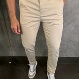 Calça Alf. Mônaco Ajuste Catraca Ponto H Areia