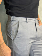 Calça Alf. Slim C/ Elástico Cós Ponto H