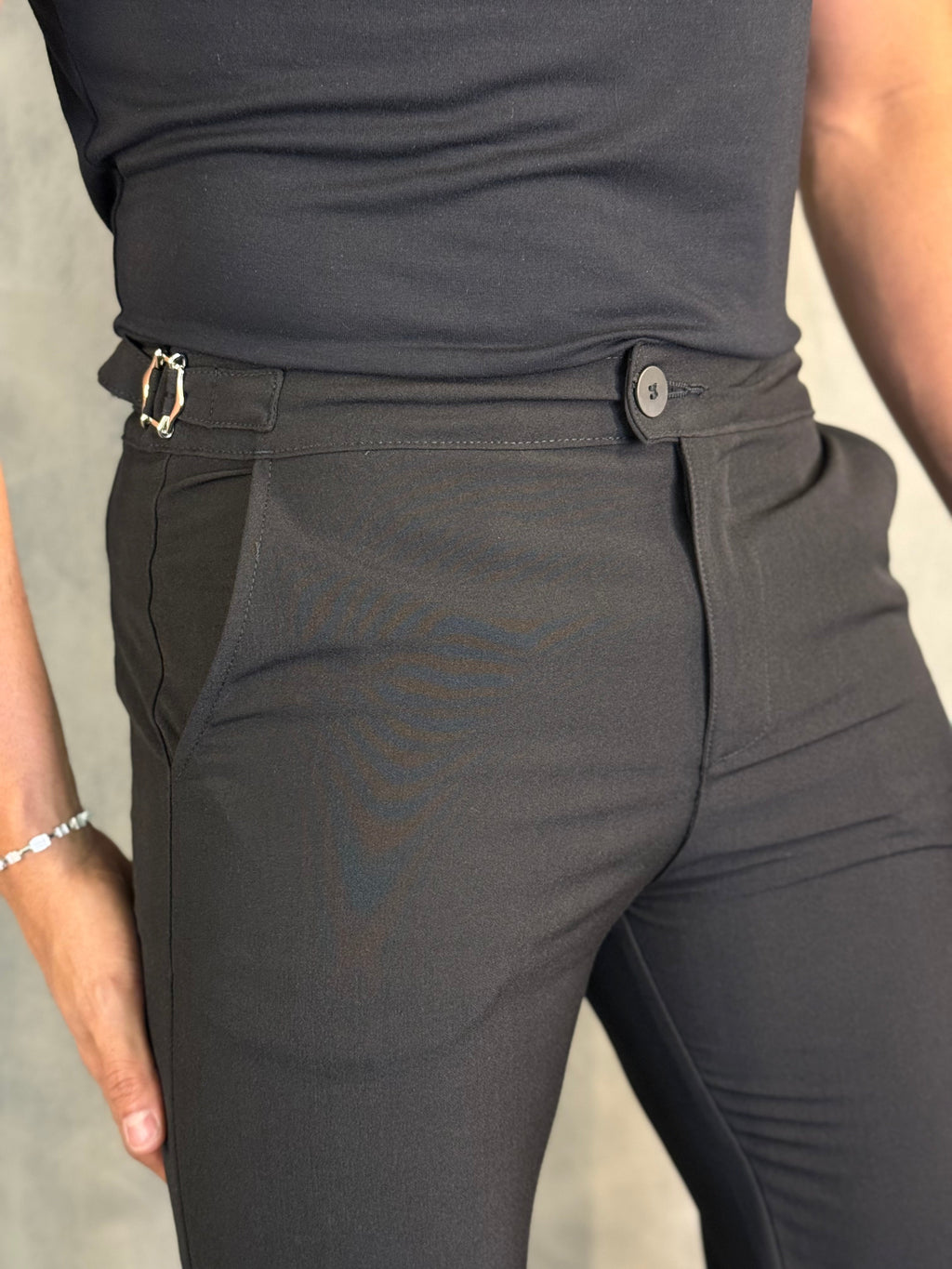 Calça Alf. Roma Ponto H Preto