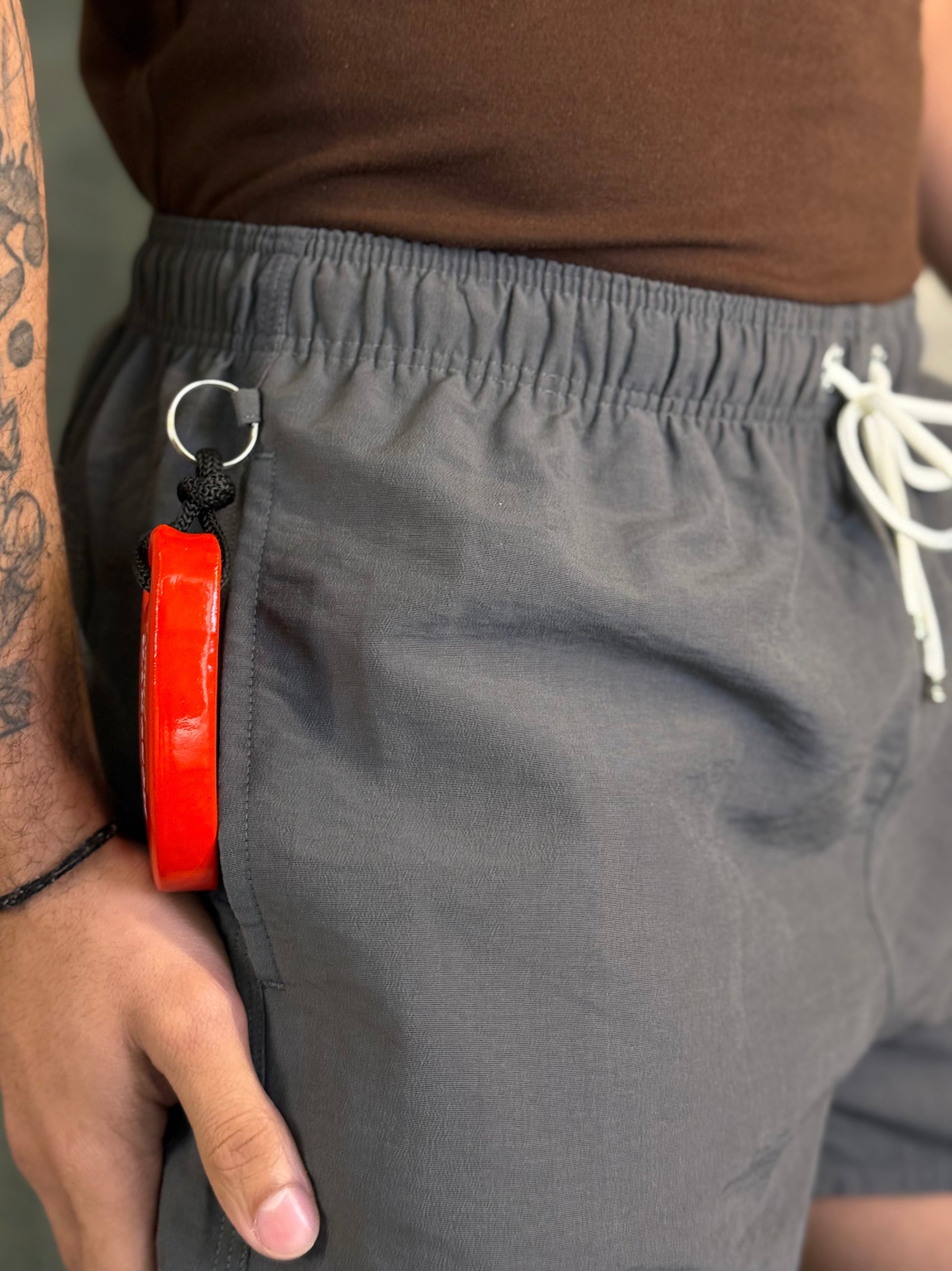 Short Praia Liso Premium Rsv Fuligem