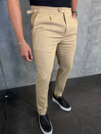 Calça Alf. Verona Linho Ponto H Khaki