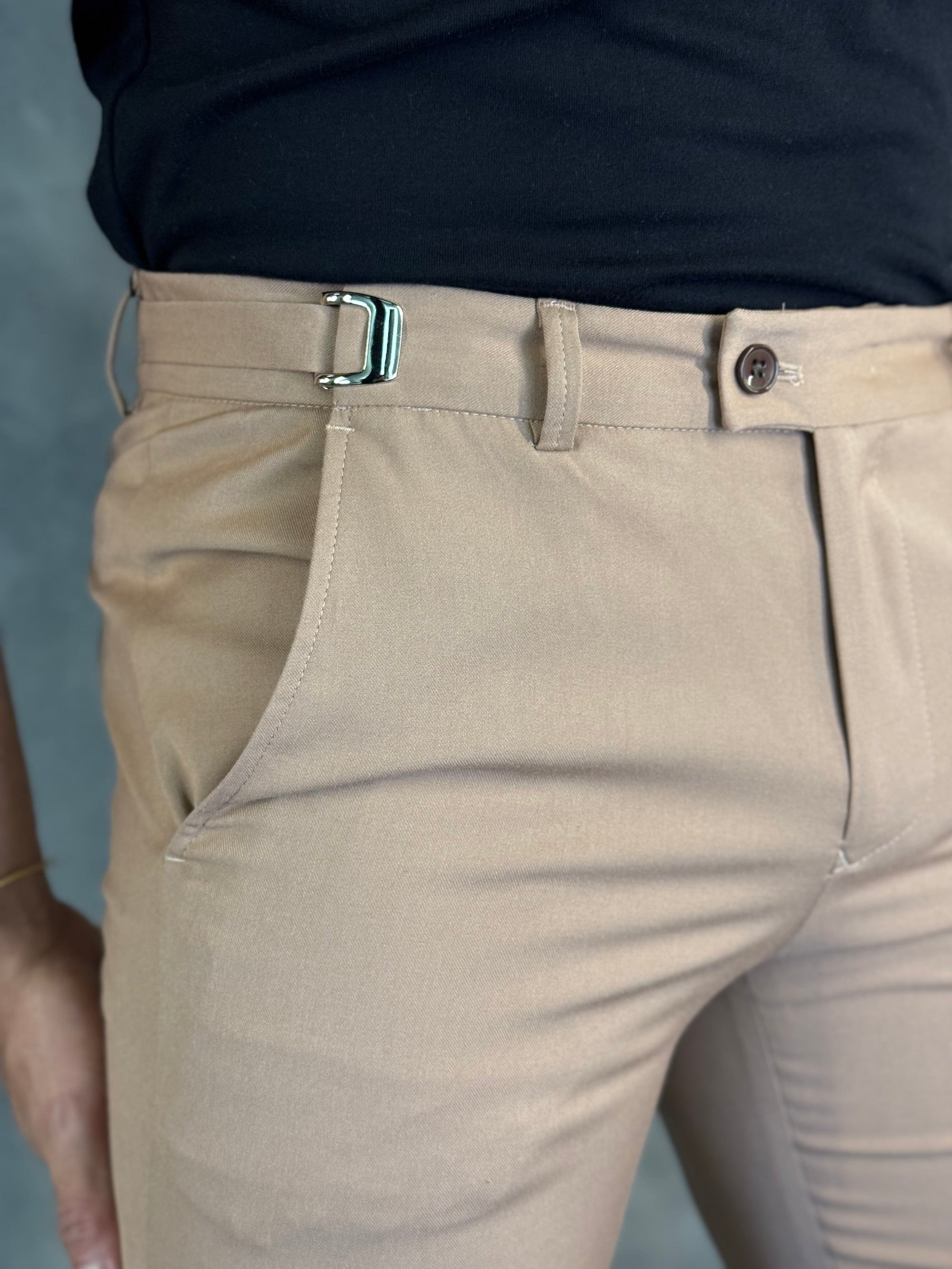 Calça Alf. Artemis Ponto H Caramelo