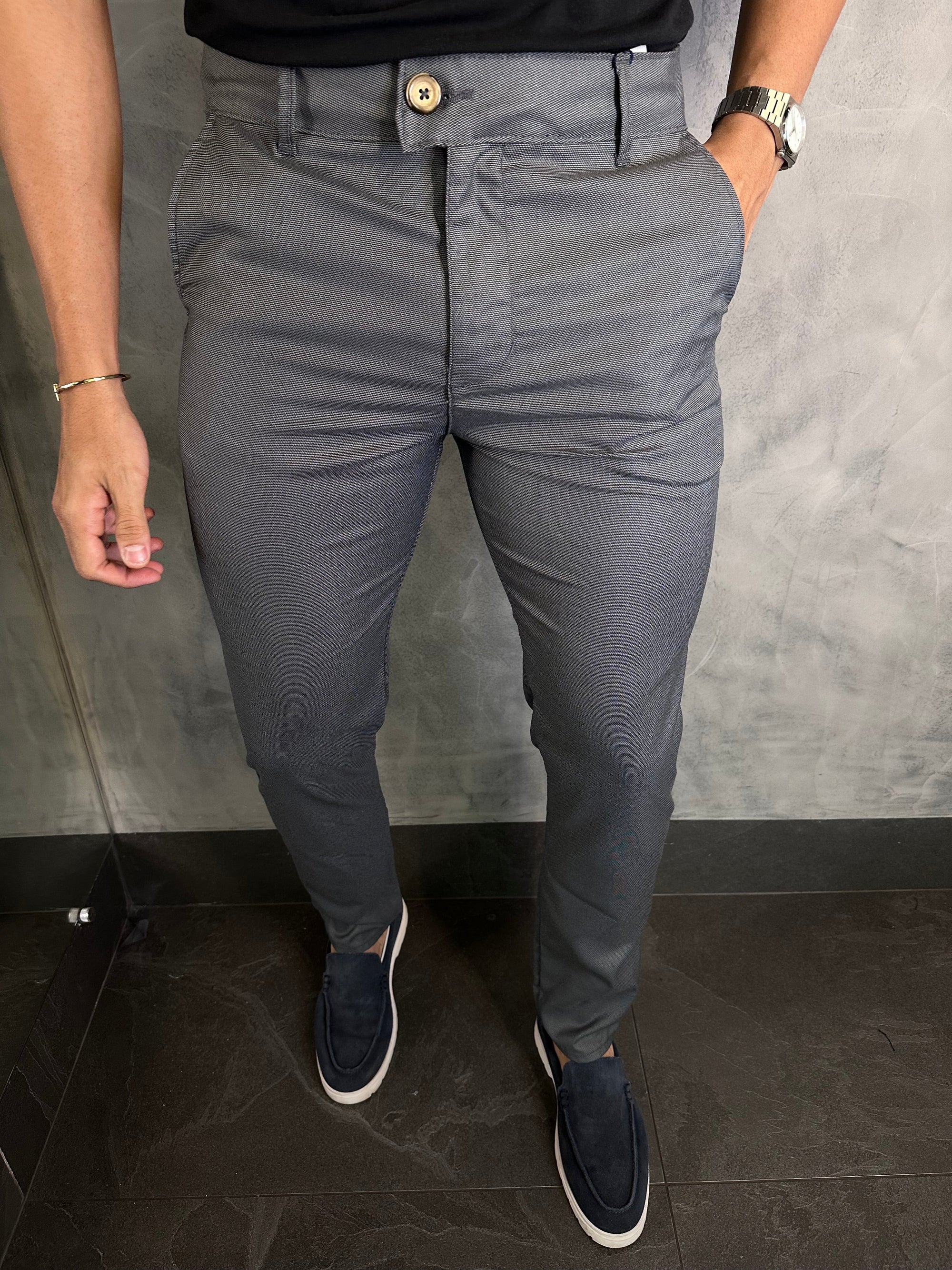 Calça Alf. Ponto H Pixel Grafite