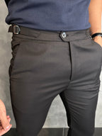 Calça Alf. Skinny Ajuste Fivela Ponto H