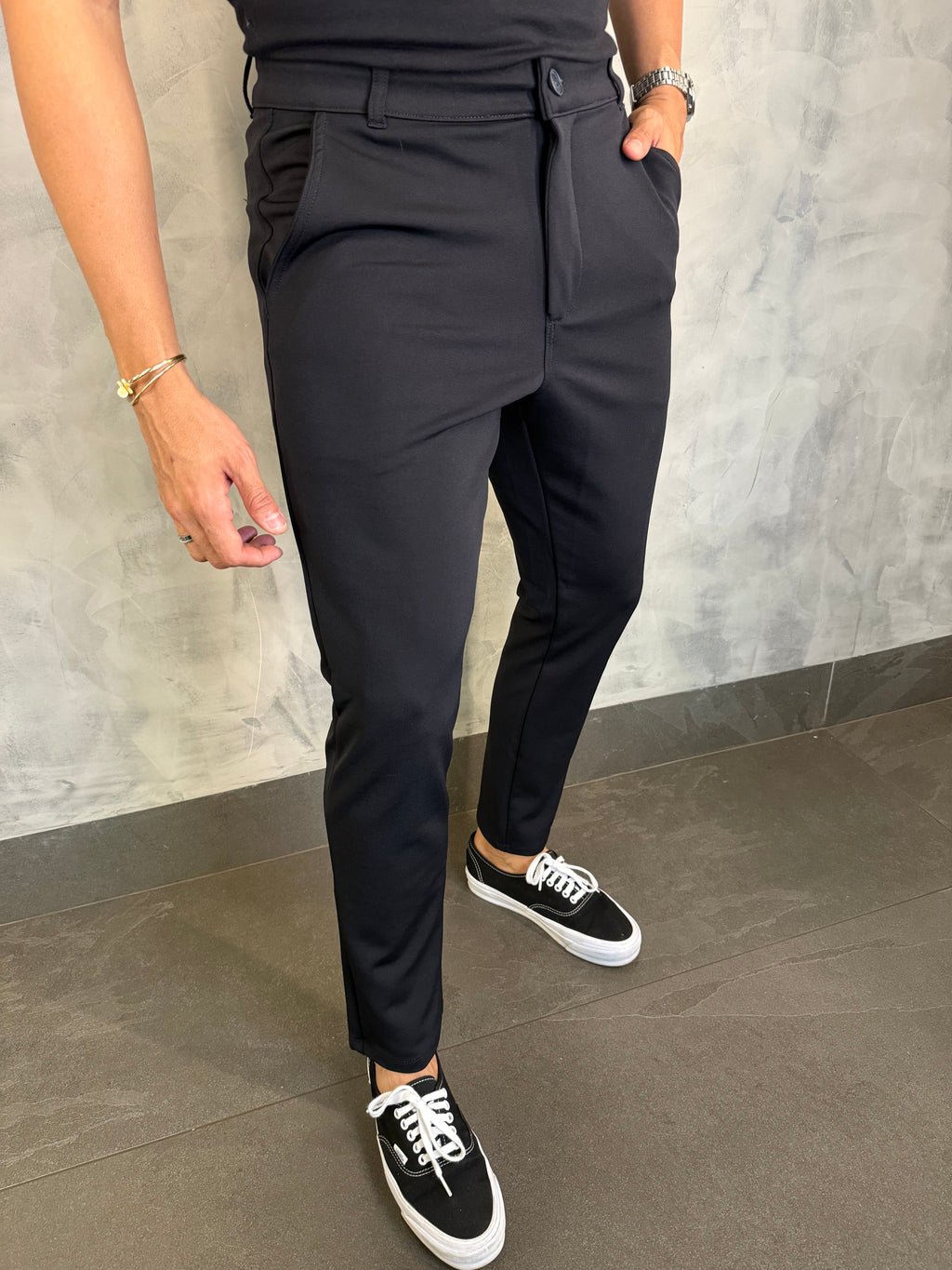 Calça Malha Roma Dlz Preto