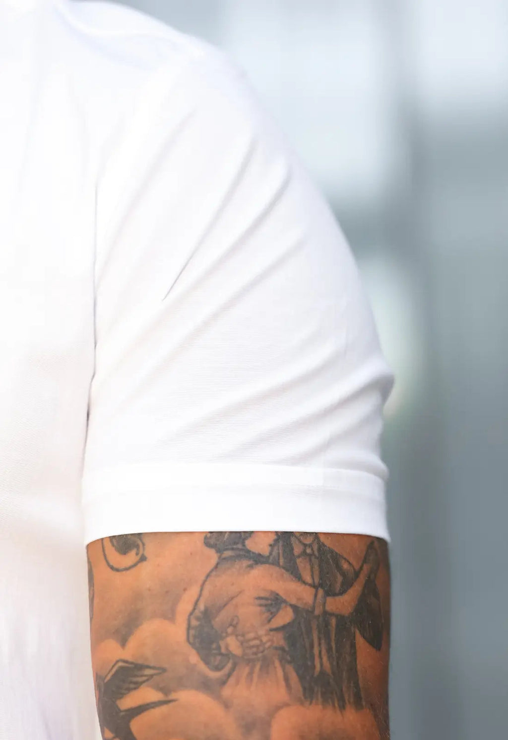 Camisa Masculina Manga Curta Slim Branca