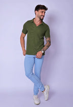 Camisa Polo Italiana Tricot Verde