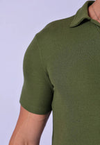 Camisa Polo Italiana Tricot Verde
