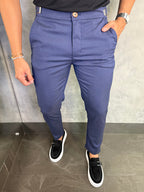 Calça Alf. Príncipe De Gales Ponto H Marinho