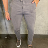 Calça Alf. Roma Ponto H Cinza Médio