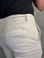 Calça Alf Sarja Comfort Skinny Ponto H Creme