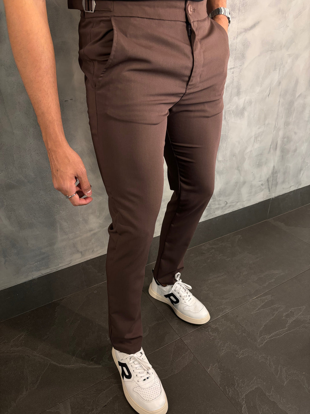 Calça Alf. Regulador Paris Ponto H Café