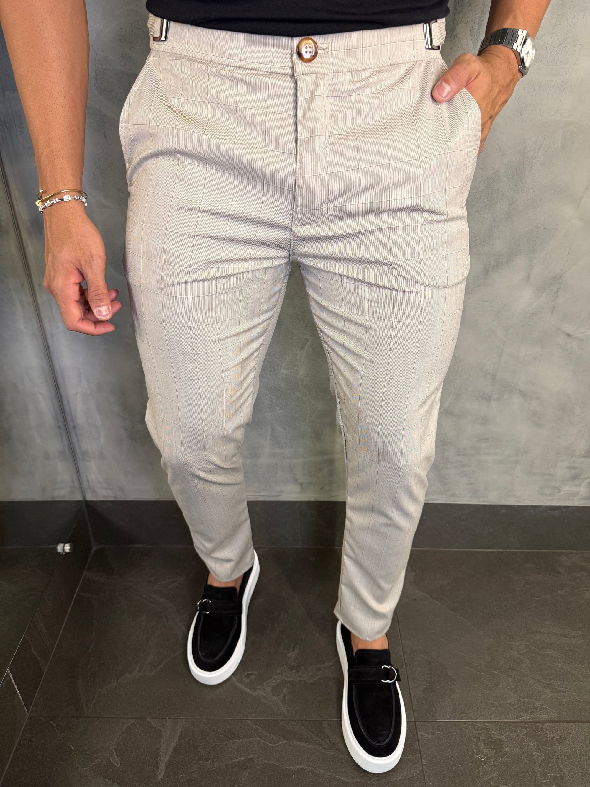 Calça Alf. Zurique Ponto H Areia