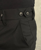 Calça Alf. Ajuste Botão Ponto H Preto